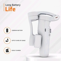 Foldable 3-Axis Gimbal Stabilizer | Advanced Gyroscope | Shake-Free Footage | Object Tracking | Panoramic, Time-Lapse & Slow-Motion | 2500mAh Battery | Ideal for Vlogging & Travel