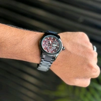 Forest Analog Quartz Movement Watch With High Quality Strap Best finishing Body & Case