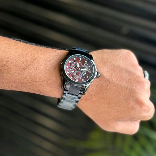 Forest Analog Quartz Movement Watch With High Quality Strap Best finishing Body & Case