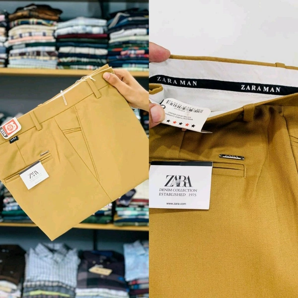 Formal Pants for Men | Men's Slim fit Formal Pant | Non Stretchable Trouser | Office wear Trousers - 34