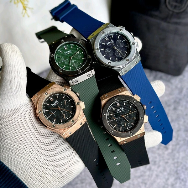 Foss Analog Quartz Movement Collection With High Quality Strap Best finishing Body & Case