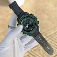 G-Sh0ck Analog And Digital Quartz Movement Watch With High Quality Strap Best finishing Body & Case - Green