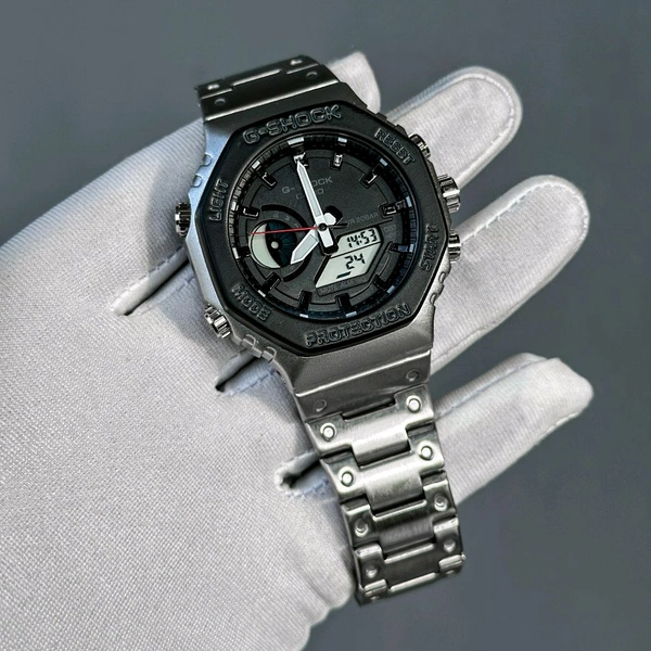 Gsk Analog Quartz Movement Watch With High Quality Strap Best finishing Body & Case - Silver