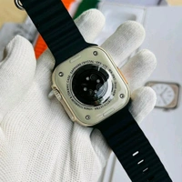 Hryfine Series 8 Ultra Smartwatch With Total 4 Free Premium Ocean Straps | Real Clip And Screw