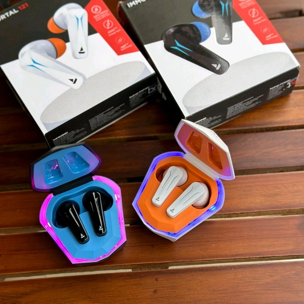Immortal 121 Bluetooth Truly Wireless In Ear Earbuds With Mic - White