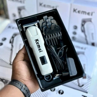 Kemei KM-809A Professional Rechargeable Hair Trimmer Electric Hair Clipper, Razor Trimmer 120 min Runtime 4 Length Settings