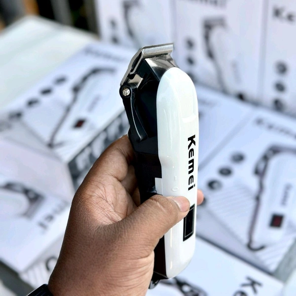 Kemei KM-809A Professional Rechargeable Hair Trimmer Electric Hair Clipper, Razor Trimmer 120 min Runtime 4 Length Settings