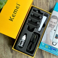 Kemei Professional KM232A Heavy Duty Barbar Stylish Design Trimmer Trimmer 120 min Runtime 4 Length Settings