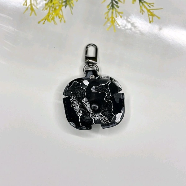 Leather Earphone Case - Cover Drop- Proof Anti- Scratch Charging Earphones Shell for Storage 3 Headphones Leather Bag Portable Accessories Light Case - SRAC2