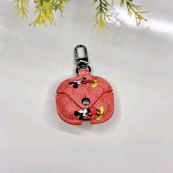 Leather Earphone Case - Cover Drop- Proof Anti- Scratch Charging Earphones Shell for Storage 3 Headphones Leather Bag Portable Accessories Light Case - SRAP5