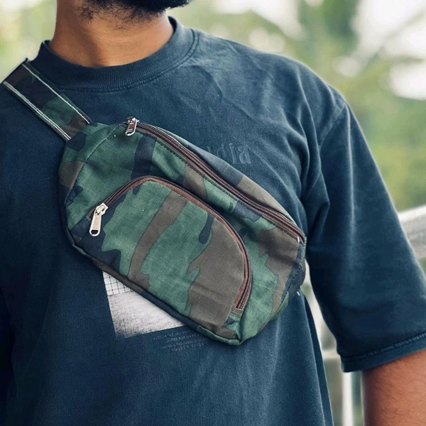 Lightweight Waist Bag for Men & Women | Brown Waist Bag / Pouch bag Waist Bag /Pouch bag