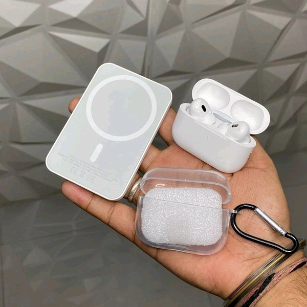Magnetic Power Bank 5000mAh, Air Pods Pro 2 Premium Quality With Silicon Case Combo Offer