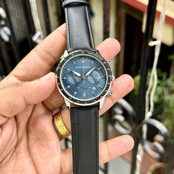 Men's Stylish Analog Black AR11398 Wristwatch Is The Perfect Choice For Everyday Wear