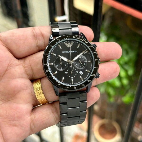 Men's Stylish Analog Black Ar11398 Wristwatch Is The Perfect Choice For Everyday Wear