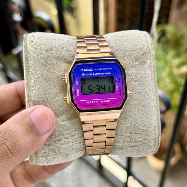Moist Demanded Limited Edition Rose Gold & Gold Digital Unisex Watch Collection