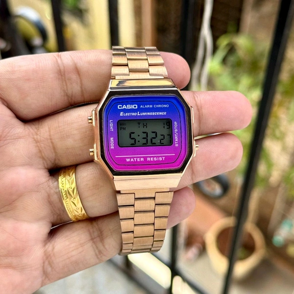 Moist Demanded Limited Edition Rose Gold & Gold Digital Unisex Watch Collection