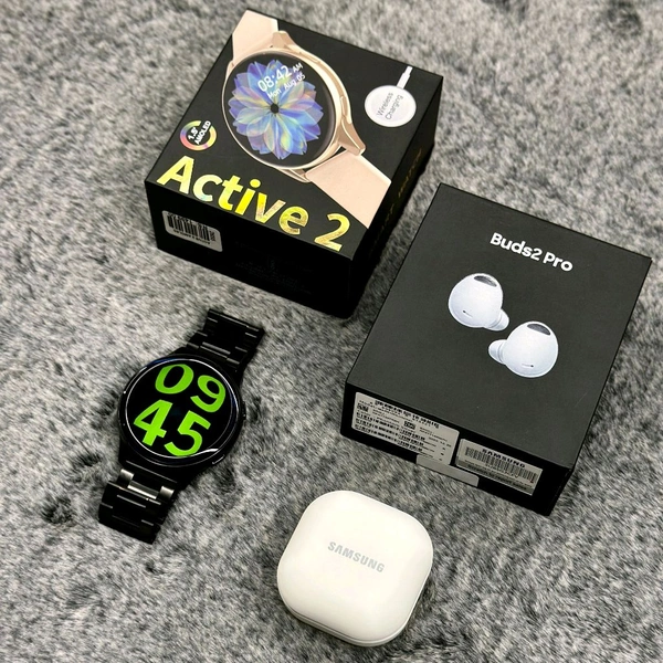 Most Awaited Budget Combo | Active 2 Amoled Display Smartwatch And Buds 2 Pro Best Quality Earphone