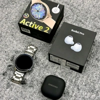 Most Awaited Budget Combo | Active 2 Amoled Display Smartwatch And Buds 2 Pro Best Quality Earphone