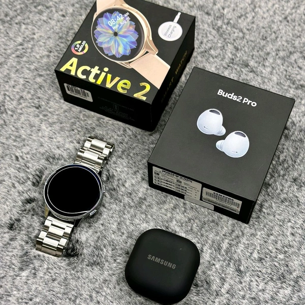 Most Awaited Budget Combo | Active 2 Amoled Display Smartwatch And Buds 2 Pro Best Quality Earphone