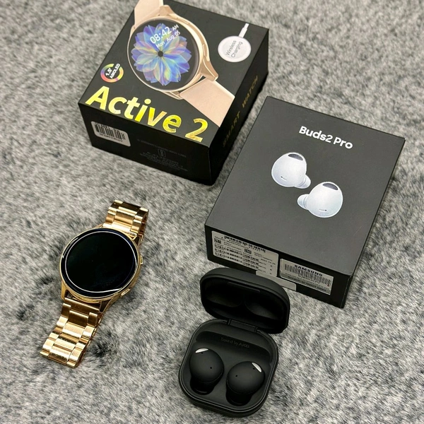Most Awaited Budget Combo | Active 2 Amoled Display Smartwatch And Buds 2 Pro Best Quality Earphone