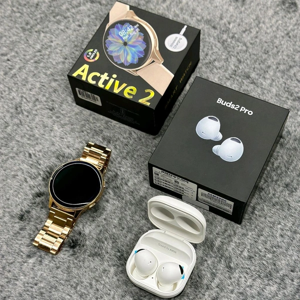 Most Awaited Budget Combo | Active 2 Amoled Display Smartwatch And Buds 2 Pro Best Quality Earphone