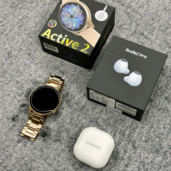 Most Awaited Budget Combo | Active 2 Amoled Display Smartwatch And Buds 2 Pro Best Quality Earphone
