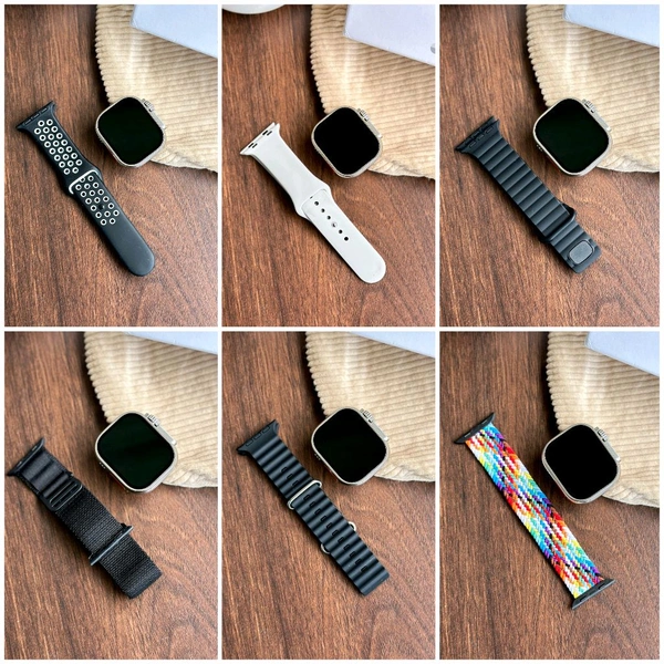 Most Awaited Budget Combo | Air Max Headphone, Series 8 Ultra Smartwatch With 7 Awesome Quality Straps