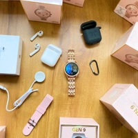 Most Awaited Budget Combo | Air Pods 2 Awesome Quality With Case and Generation 9 Premium Smartwatch Combo Offer