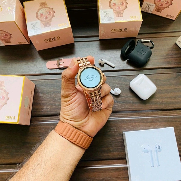 Most Awaited Budget Combo | Air Pods 2 Awesome Quality With Case and Generation 9 Premium Smartwatch Combo Offer