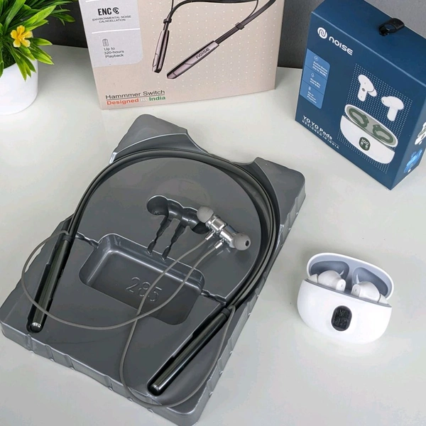 Most Awaited Budget Combo | N0ise Wireless Tws and N0ice Neckband Combo Offer - White