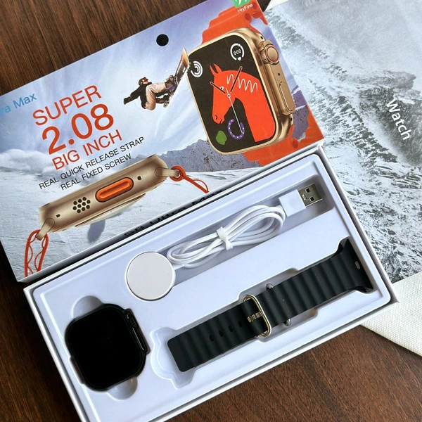 Most Awaited Budget Combo | S8 Ultra Max Smartwatch, Air Pro 2 High Quality And Mini Power Bank For Watch