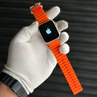 Most Awaited Budget Combo | Series 8 Ultra Smartwatch, Air Pro 2 USA Quality, Temperature Showing Bottle, Magnetic Strap, Adapter With Silicon Pouch