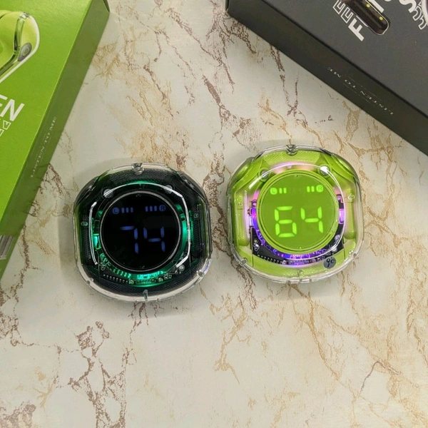 Most Awaited Budget Combo | T800 Ultra Budget Smartwatch And Budget Esthetic Tws - Green