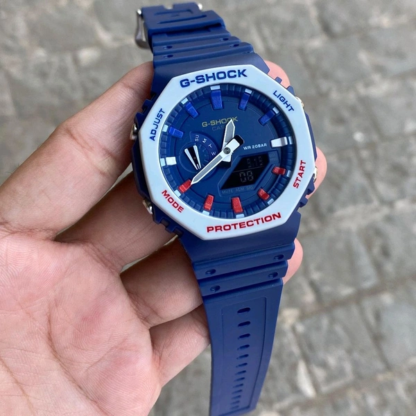 Most Demanded Analog And Digital GA2100 Top Quality Collection AutoLight, World time And Day Chronograph Working