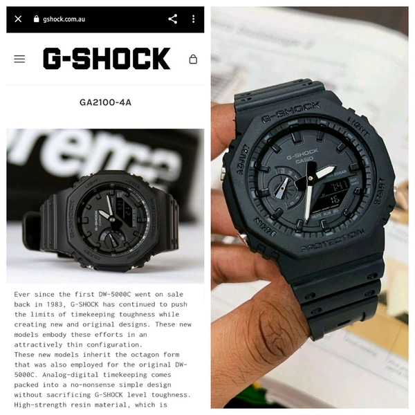 Most Demanded Analog And Digital GA2100 With Fibre Body And Great Sporty Looks Now Available