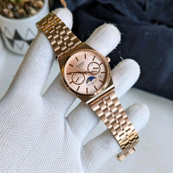 Most Demanded Analog Quartz Movement Watch With High Quality Strap Best finishing Body & Case