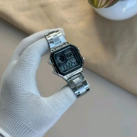 Most Demanded Digital Illuminator Top Quality Watch With High Quality Strap Best Finishing Body & Case - Black