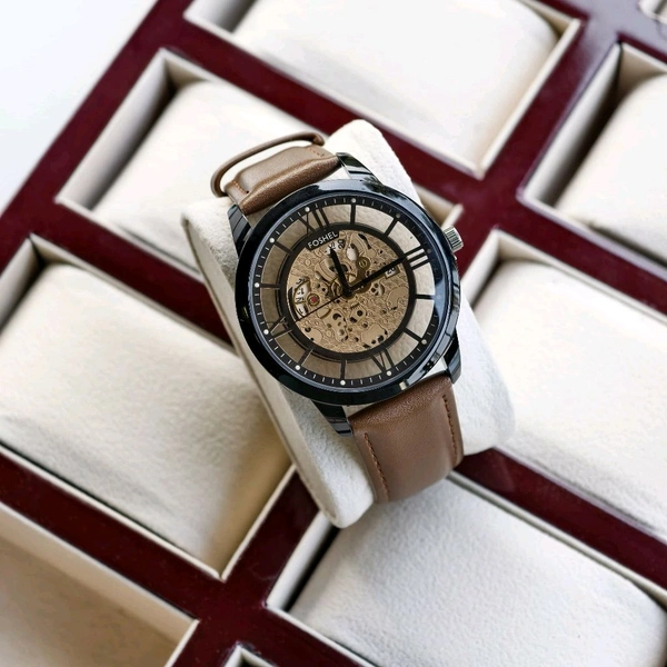 Most Demanded Foshel Analog Quartz Movement Watch With High Quality Strap Best finishing Body & Case