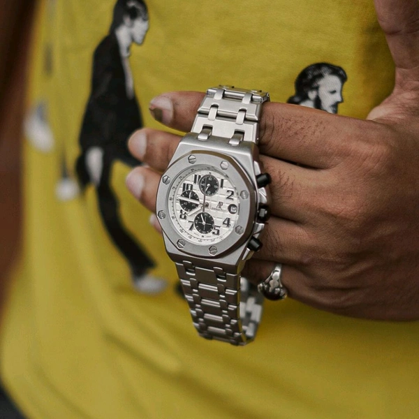 Most Demanded Royal Oak Chronograph Premium Collection With High Quality Strap Best Finishing Body & Case - STAP2