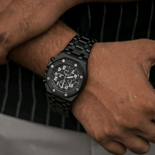 Most Demanded Royal Oak Chronograph Premium Collection With High Quality Strap Best Finishing Body & Case - STAP4