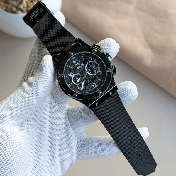 Most Demanded Trending Dial Analog Watch | Analog Quartz Movement Watch With High Quality Strap Best Finishing Body & Case - Black