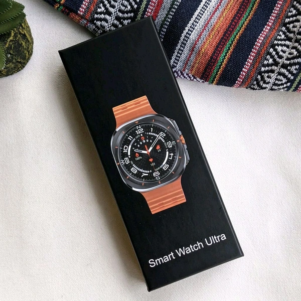 Most Demanding Ultra Budget Model, Watch 7 Ultra Smartwatch, Always On Display, On/Off Logo - Orange