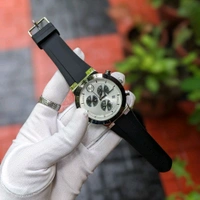 Movad0 Analog Quartz Movement Premium Collection With High Quality Strap Best finishing Body & Case - Silver