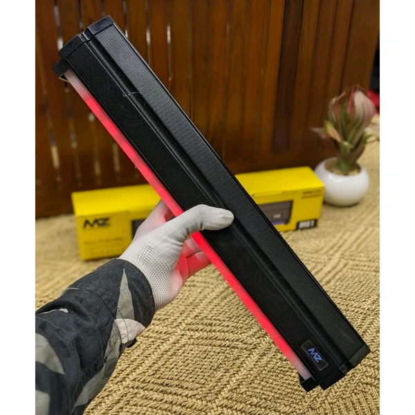 MZ M81-(PORTABLE HOME TV SOUNDBAR)- Dynamic Thunder Sound 2400mAh Battery 10 W Bluetooth Soundbar (Black, Stereo Channel)