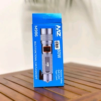 MZ M986 (CAR EMERGENCY LIGHT) 3 Modes with Hammer and Seatbelt cutter Zoomable Torch (Silver, 13.2 cm, Rechargeable)