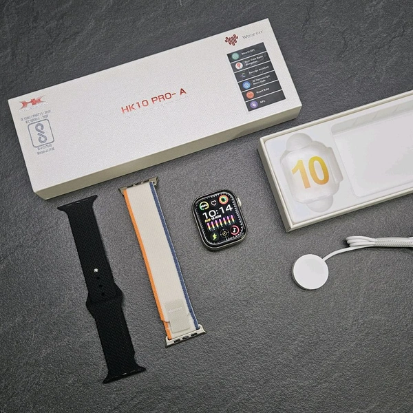 Never Before In Indian Market, New 2024 Model Wearfit Hk10A Pro Plus 45mm Real "O- Led Amoled Amplitude" A Power Packed Series 9 Smartwatch