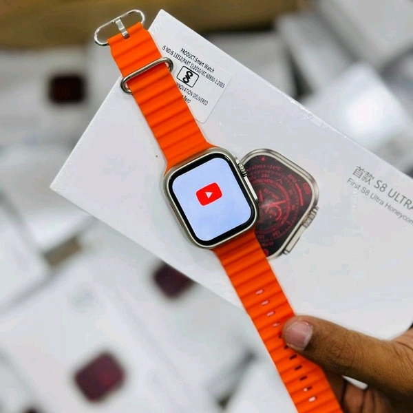 NEW 4G Network S8 Ultra Sim Card Call Smart Watches Android OS GPS Map 2.08" Screen Heart Rate App Install Smart Watch | Same As Smartphone