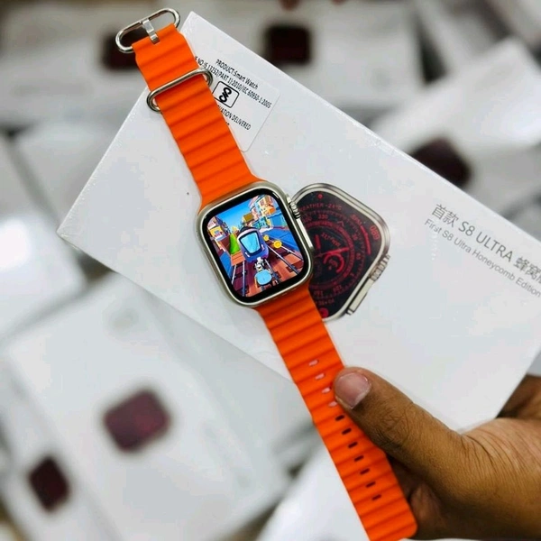 NEW 4G Network S8 Ultra Sim Card Call Smart Watches Android OS GPS Map 2.08" Screen Heart Rate App Install Smart Watch | Same As Smartphone