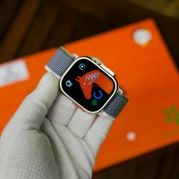 New Arrivals Ultra 10 In 1 Series 8 Ultra With Case, 8 Straps, Tws Pro 2. 8 Straps, Watch protectorr, Wireless Fast Charging Cable And Manual Book Included In Box