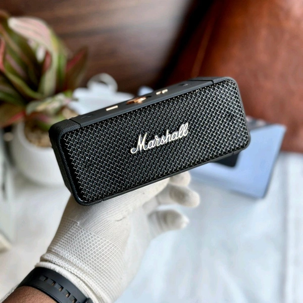 New Emberton 1:1 High End Quality Bluetooth Speaker | HD Code Range Upto 10MTRS | Dolby Sound Enhance Engine + LossLess Audio Connect - Black